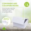 Prime Line Packaging Christmas Gift Boxes with Lids, Holiday Gift Boxes for Presents, Mini White Gift Box for Small Business, Birthdays, Weddings, Jewelry Storage, Bulk, 6x6x3, 15 Pack view 4