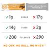 No Cow Vegan Protein Bars, Upgraded Peanut Butter Cup | 20g Plant Based Protein, Gluten Free, Dairy Free, Soy Free, Keto Friendly, Low Sugar, High Fiber Snack Bars | Pack of 12 view 4
