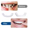 2 Pairs Veneers Snap in Teeth Teeth Comfort Fit Whitening Veneer Snap on Dentures with Woman & Man Party in Smile Beautiful Snapping instants view 4