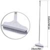 2 in 1 Floor Brush Scrub Brush Floor Crevice Cleaning Brush 120Rotating Removable Brush Head for Cleaning Bathtub Shower Bathroom (Color : White) view 2