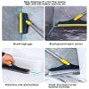 2 in 1 Floor Brush Scrub Brush Floor Crevice Cleaning Brush 120Rotating Removable Brush Head for Cleaning Bathtub Shower Bathroom (Color : White) view 3