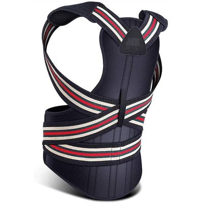 XWSM Winter Warm Kids Aldult Posture Corrector for Women Men Back Brace Straightener Shoulder Upright Support Trainer for Body Correction and Neck Pain Relief Support (Size : Large)