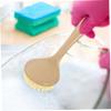 Uonlytech 5pcs Handle Kitchen Cleaning Brushes Household Dishwashing Tools Ergonomic Grip for Pots and Dishes Easy Storage Design for Efficient Cleaning view 3
