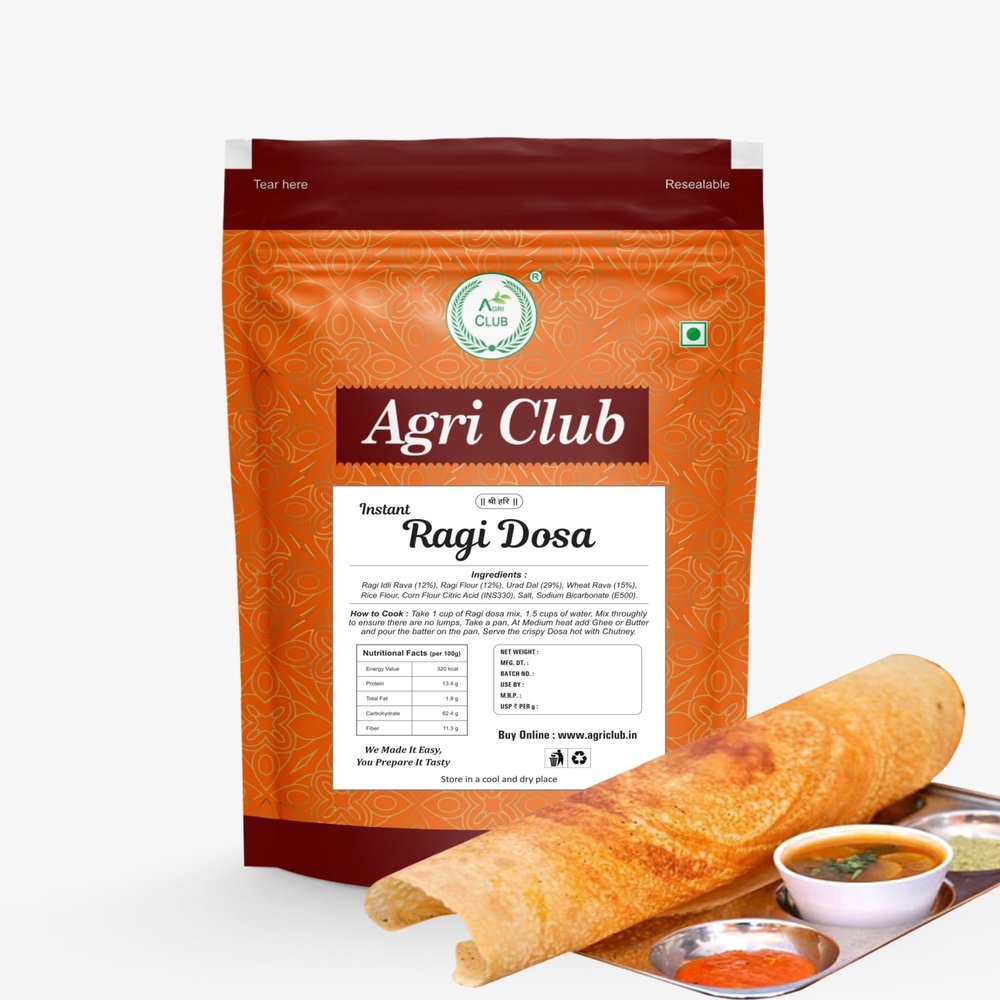 Agri Club Instant Mix Ragi Dosa 500g