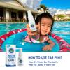 EarPro Natural Swimmer Ear Spray for Kids & Adults  Block Water Before Swimming, Surfing or Diving - Replace Ear Plugs  Safe & Easy Protection Against Trapped Water  4 Pack, Up to 800 Sprays. view 3