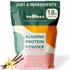 wellious Almond Protein Powder (Vanilla) - 18 Grams of Pure Healthiest Vegan Protein for Women & Men - Perfect Gluten-Free, Soy-Free & Smooth Gut Friendly Protein Powder for Sports Nutrition view 1