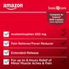 Amazon Basic Care Acetaminophen Extended-Release Tablets, 650 mg, Pain Reliever, Fever Reducer, 8 Hour Relief, 100 Count view 2