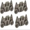 4 Dishwasher Wheels Lower Dish Rack Roller Wheel Replaces For KitchenAid KUDE20IXSS6 KUDE20IXBL8 KUDE20IXBL9 KUDE20IXSS0 KUDE20IXSS1 KUDE20IXSS2 KUDE20IXSS3 KUDE20IXSS4 KUDE20IXSS8 KUDE20IXSS9 view 1