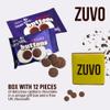 Zuvo 12Pcs Cadbury Giant Buttons Chocolate Box, Full Size 40g Bags of Delicious Cadbury Chocolate in A Unique Gift Box and A Free UK Chocolate view 3