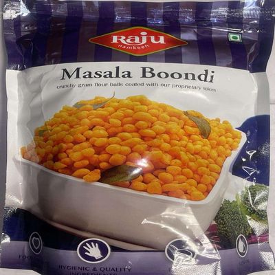 Raju Namkeen Masala Boondi 400 gm