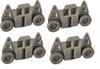 4 Dishwasher Wheels Lower Dish Rack Roller Wheel Replaces For KitchenAid KUDS30IXSS0 KUDS30IXSS1 KUDS30IXSS2 KUDS30IXSS3 KUDS30IXSS4 KUDS30IXSS6 KUDS30IXSS7 KUDS30IXSS8 KUDS30IXSS9 KUDS30IXSSA view 1