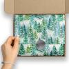 240ea - 20 X 30 Snowy Trees Premium Tissue Paper Christmas view 1