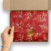 240ea - 20 X 30 Holiday Floral Premium Tissue Paper Christmas view 1