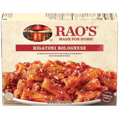 Rao's Made For Home Rigatoni Bolognese Frozen Meal, 25 oz