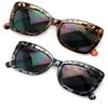 V.W.E. 2 Pairs BIFOCAL Women Big Lens Butterfly Reading SunGlasses - Fun Cateye Outdoor Glasses (1 Grey 1 Brown, 2.50) view 3
