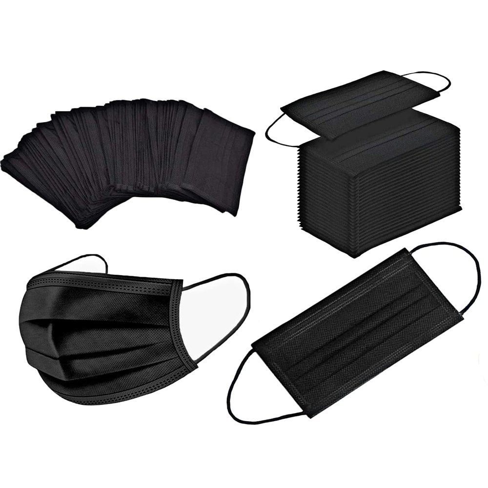 100PCS BLACK FACE PROTECTIVE MASK