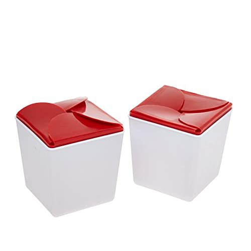 Kitchen HQ 2-pack Mini Popcorn Poppers with Gift Boxes - Red