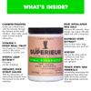 Superieur ElectrolytesPlant Based Electrolyte Supplement w/Sea Minerals for Hydration & RecoveryKeto Friendly, Non-GMO, Zero Sugar, Vegan, Healthy Sports Drink PowderLime Blueberry (70 Servings) view 3