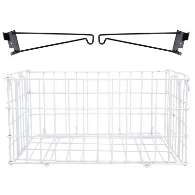 01 Wheelchair Basket, Metal Wheelchair Rear Basket, for Shopping, Travel, General Wheelchairs, Home,