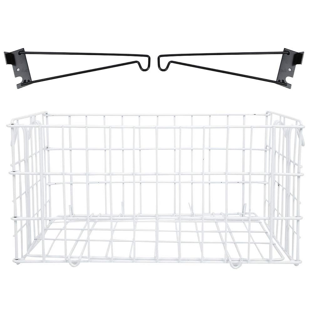 01 Wheelchair Basket, Metal Wheelchair Rear Basket, for Shopping, Travel, General Wheelchairs, Home,