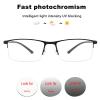 Transition Photochromic Bifocal Reading Glasses Men Safety Business Square Sunglasses Readers Fashion Anti UV Ray Eyestrain (black, 325 magnification) view 2