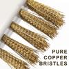 Kitchen Cleaning Scrub Brush - Deep Gas Stove Brass Wire Brushes with Stiff Bristles & Cooktop Scraper, Scrubber for Range Hood Grease Grime, Rust Cleaner for Pot Pan, Household Cleaning Tools view 3