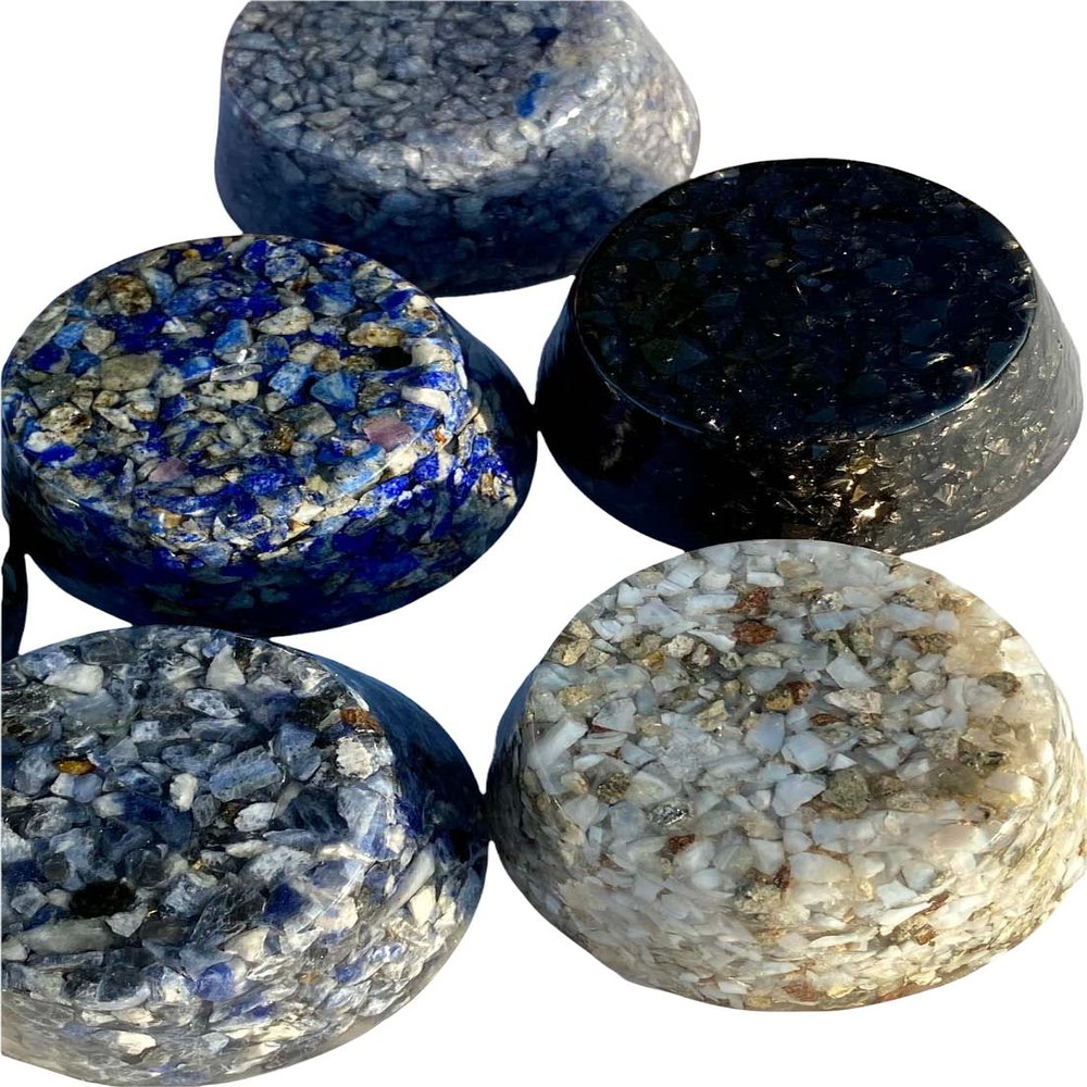 Septarian Crystal Tower Buster Orgone Generator Energy Accumulator PERFECT GIFTING TOOL!!!! Made using Advance Harmonics Orgonite Many Beautiful Ingredients! tbmchm(Septarian)