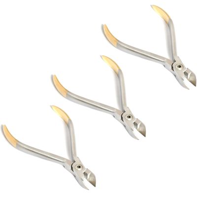3 Pcs Standard Hard Wire Cutter Plier Tc Tip Dental Distal Orthodontic Instruments