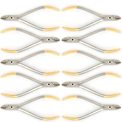 10 Standard Hard Wire Cutter Plier Tc Tip Dental Distal Orthodontic Instruments