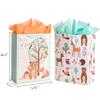 16.5" Extra Large Gift Bags for Baby Shower with Tissue Paper(2 Pack, Hello Baby!) view 4