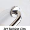 LUOFDCLDDD Safety Grab Bar for Bathtub, Handicap Grab Bars Chrome Safety Handrail with Sturdy Base Wall Anti-Slip Support Rail for Disabled/Silver/38Cm view 3