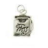 925 Sterling Silver Dental Floss Charm Made in USA Jewelry Making For You view 1