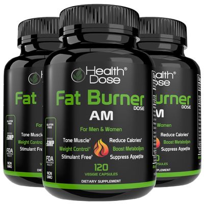 Health Dose AM Dietary Supplement Softgels Daily Morning Formula with Carefully Selected Ingredients Designed to Complement a Balanced Lifestyle and Wellness Routine 120 Softgels Each Pack of 3