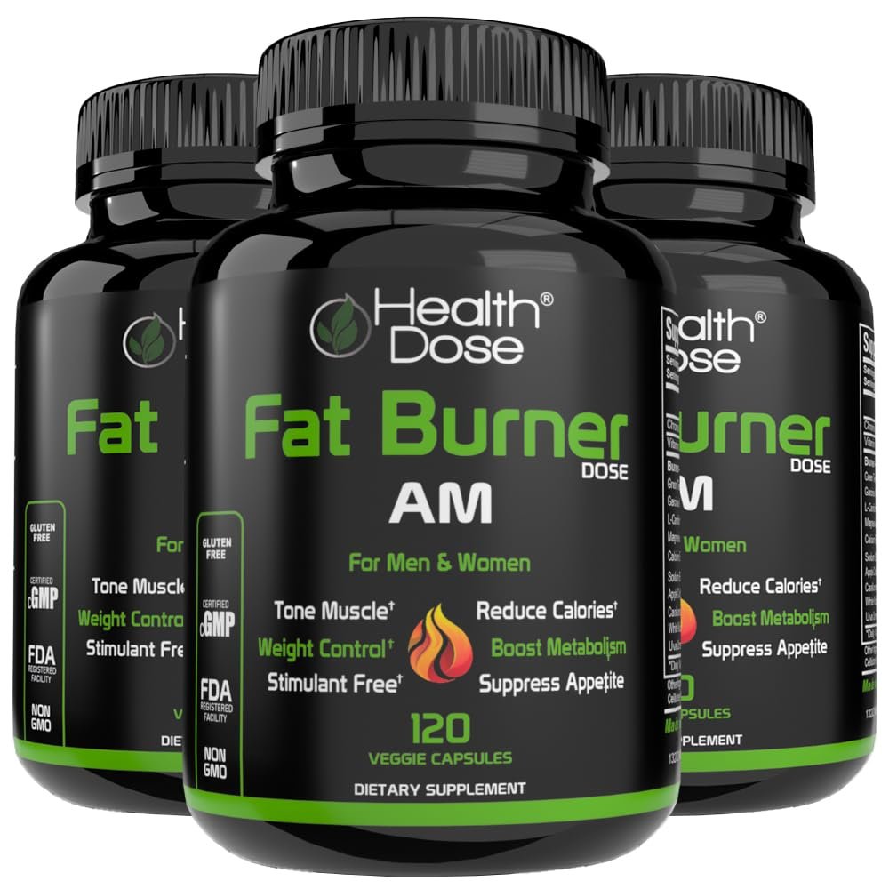 Health Dose AM Dietary Supplement Softgels Daily Morning Formula with Carefully Selected Ingredients Designed to Complement a Balanced Lifestyle and Wellness Routine 120 Softgels Each Pack of 3