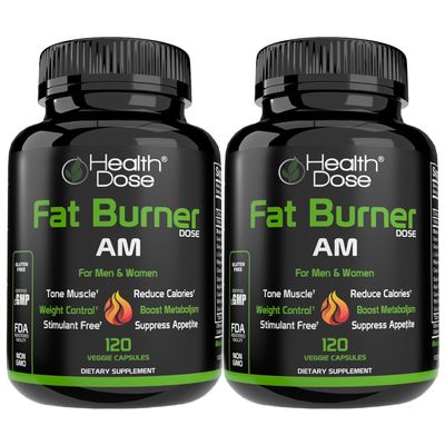 Health Dose AM Dietary Supplement Softgels Daily Morning Formula with Carefully Selected Ingredients Designed to Complement a Balanced Lifestyle and Wellness Routine 120 Softgels Each Pack of 2