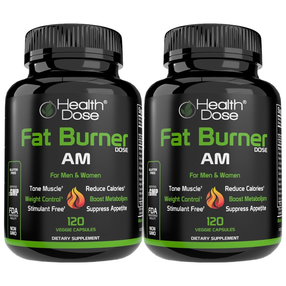 Health Dose AM Dietary Supplement Softgels Daily Morning Formula with Carefully Selected Ingredients Designed to Complement a Balanced Lifestyle and Wellness Routine 120 Softgels Each Pack of 2