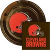 Trendware Cleveland Browns Paper Plate and Napkin Party Kit, Serves 16 view 1