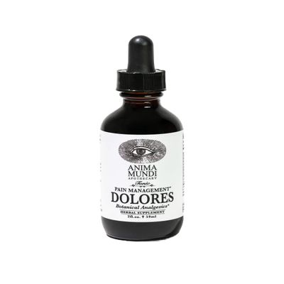 Anima Mundi Apothecary Dolores Tonic - Herbal Pain Management Supplement - Liquid Drops for Pain Management Support (2oz / 59ml)