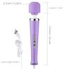 AEVEONE Wired Powerful Handheld Electric Massager, Strong Personal Back Massage for Sports Recovery, Muscle Aches, Body Pain (Light Purple) view 2