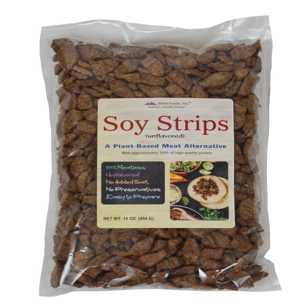Soy Strips (Unflavored) (16 ounce bag)