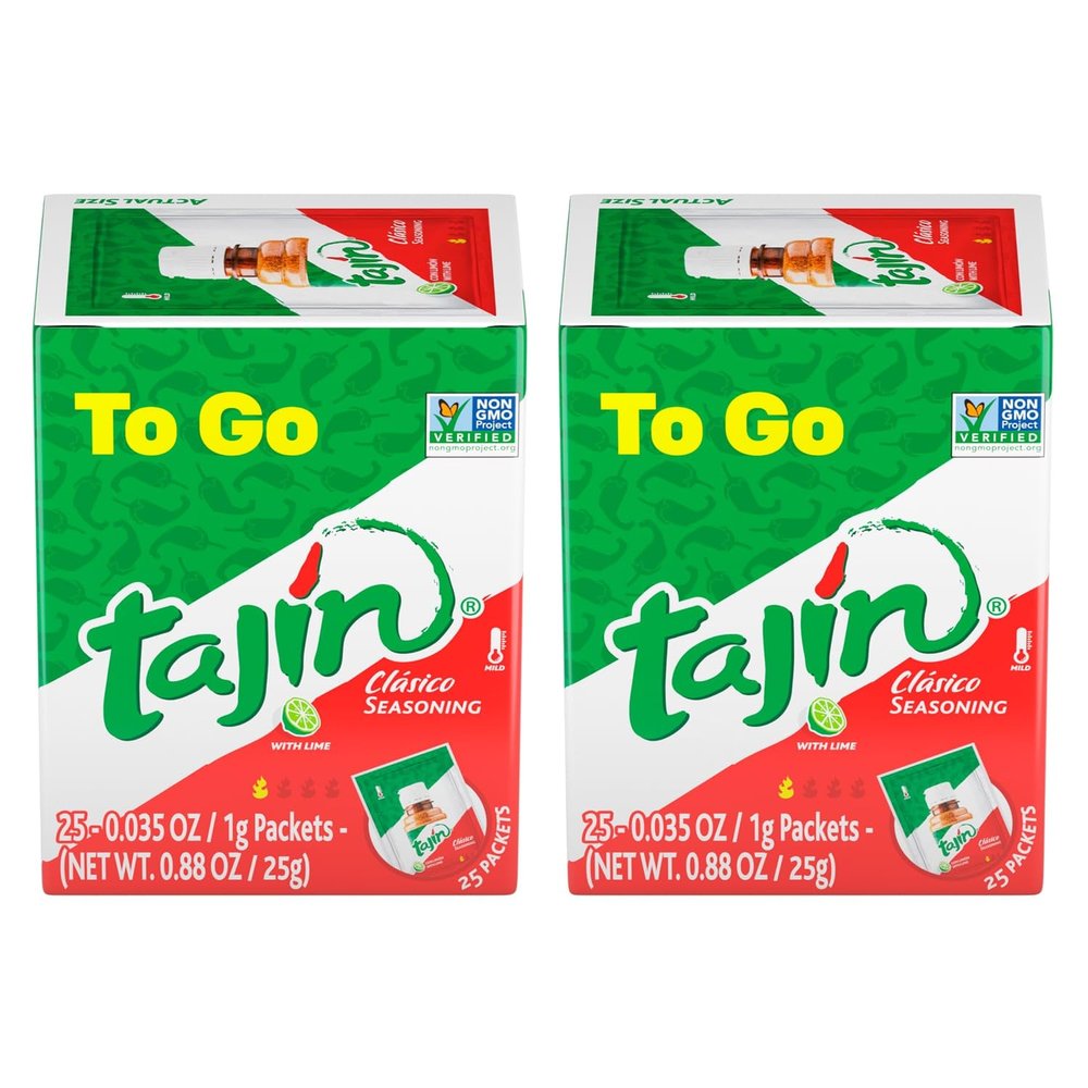 Tajin Clsico Chile Lime Seasoning To-Go Packets (Pack of 2)