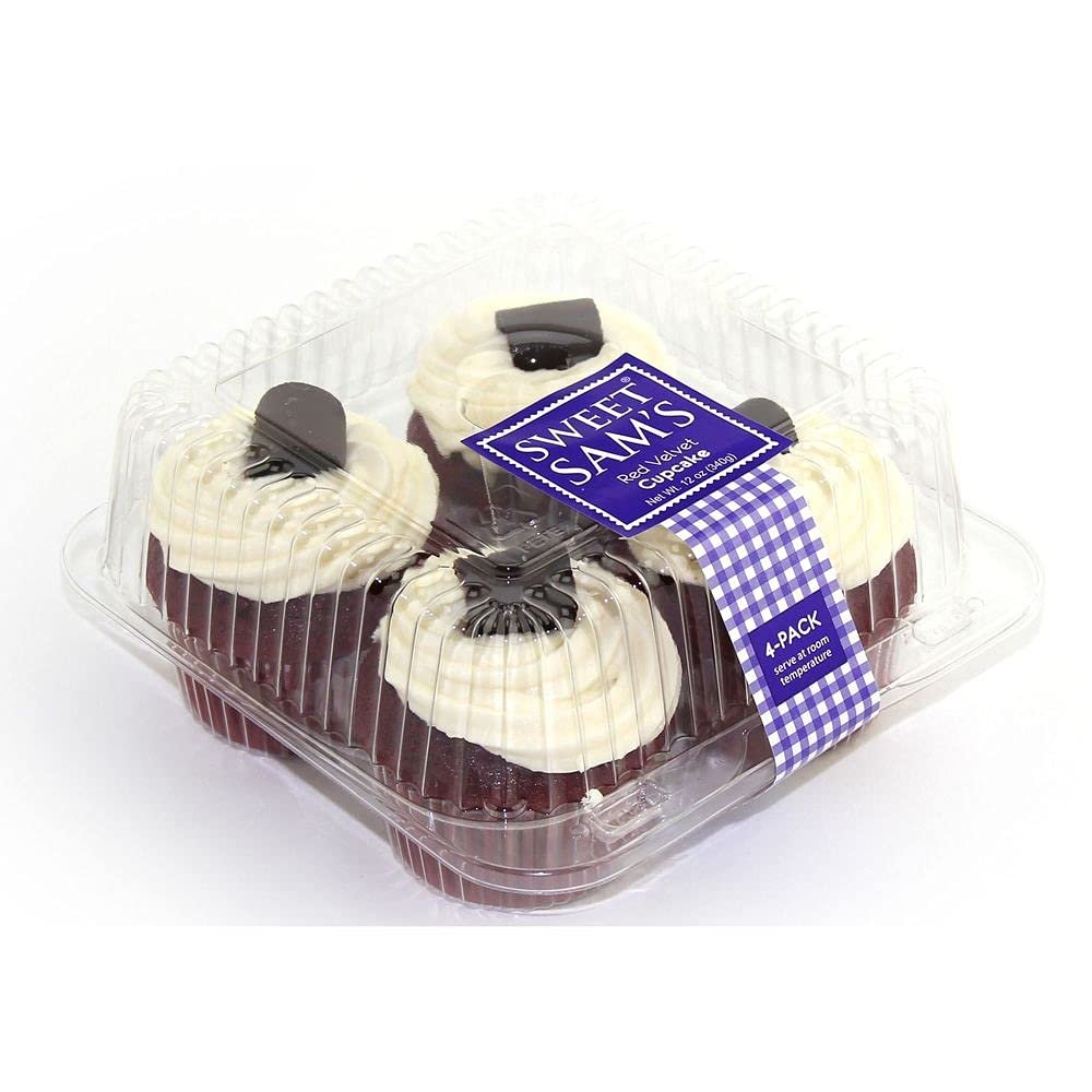 Sweet Sams Small Red Velvet Cupcake - 4 per pack - 6 packs per case