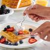 Comfy Package [50 Count] Premium Heavyweight Disposable Forks - Clear Plastic Forks, Plastic Cutlery, Perfect for Parties, Events, and Catering view 2