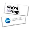 24ct Corporate Recruiting Promotional Product Personalized Bars "We're Hiring" Candy Item Giveaways (24 Pack) - Light Purple view 1