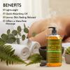 MAJESTIC PURE Eucalyptus Mint Massage Oil for Massage Therapy - Refreshing, and Relaxing - Natural Oils with Eucalyptus Essential Oil - for All Skin Types - Men and Women Massage Lotion- 8 fl oz view 2