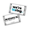 75ct Corporate Recruiting Promotional Product Personalized Miniatures "We're Hiring" Candy Item Giveaways (75 Pack) - Add Your Company Logo - Caribbean Blue view 1