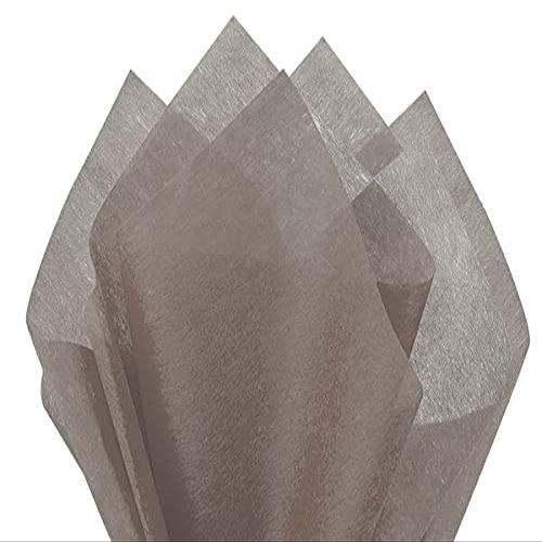 A1BakerySupplies Polyester Non-Woven Reusable Color Tissue Paper 20 x 26 Inches 10 Pack (Gray)