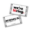 75ct Corporate Recruiting Promotional Product Personalized Miniatures "We're Hiring" Candy Item Giveaways (75 Pack) - Add Your Company Logo - Red view 1