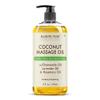 MAJESTIC PURE Coconut Massage Oil for Massage Therapy - Refreshing, and Relaxing - Natural Oils - for All Skin Types - Men and Women - 8 fl oz view 1