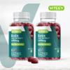 VITEEY Biotin Gummies for Hair Skin and Nails - Biotin for Hair Growth Gummies - 5000 mcg - Vegan, Gluten-Free, Non-GMO  120 Count view 2